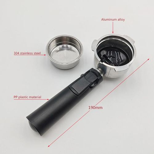 51mm espresso machine handle filter accessory 2 cups pressure coffee basket for SACHI/HOMIX/VITEK/GYPAS/GEEPAS