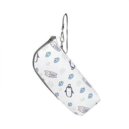 Water Bottle Thermal Bag Cooler Bag Travel Mug Cartoon White