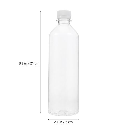 Transparent Water Bottle Plastic Empty Drink Bottles Reusable Beverage Juice Bottles With Lids