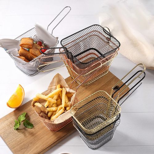 French Fries Holder Frying Basket For Deep Aureate Small