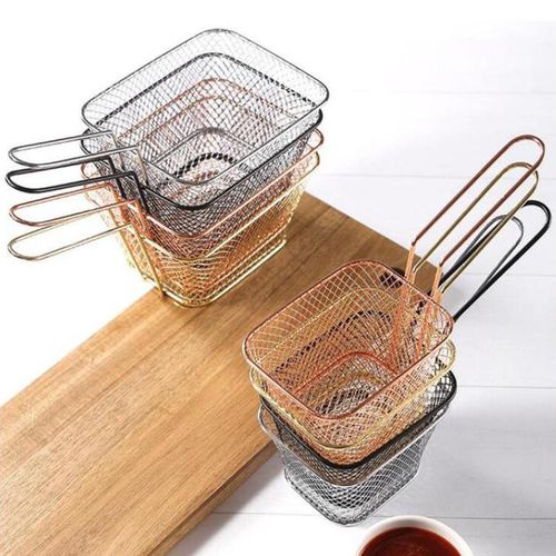 French Fries Holder Frying Basket For Deep Aureate Small