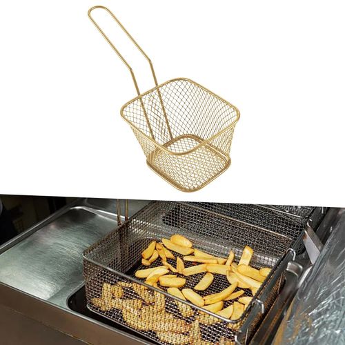 French Fries Holder Frying Basket For Deep Aureate Small