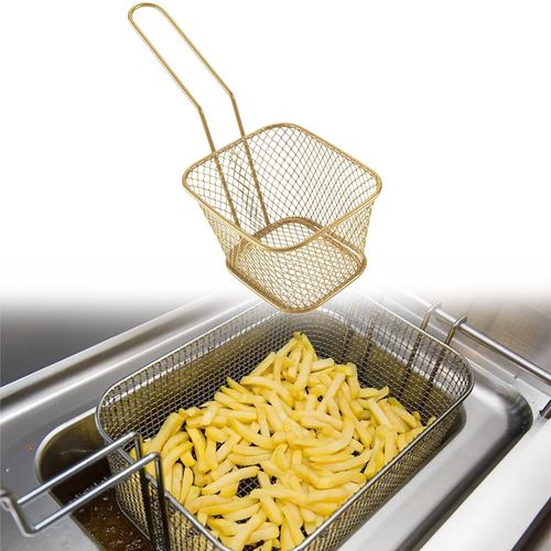French Fries Holder Frying Basket For Deep Aureate Small