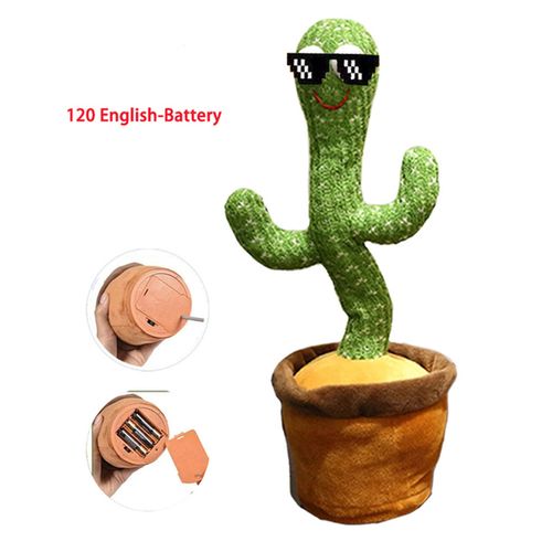 Kawaii Dancing Cactus Talking Cactus Stuffed Plush Toy