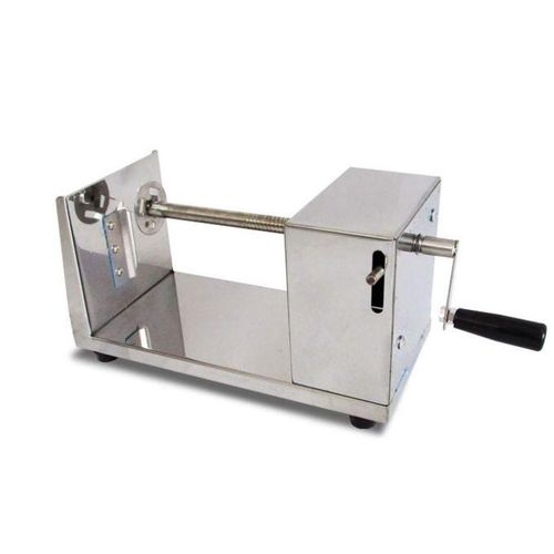 Sunsky Stainless Steel Manual Spiral Tornado Tower Hand Shake Potato Rotary Chips Twister Slicer Cutter