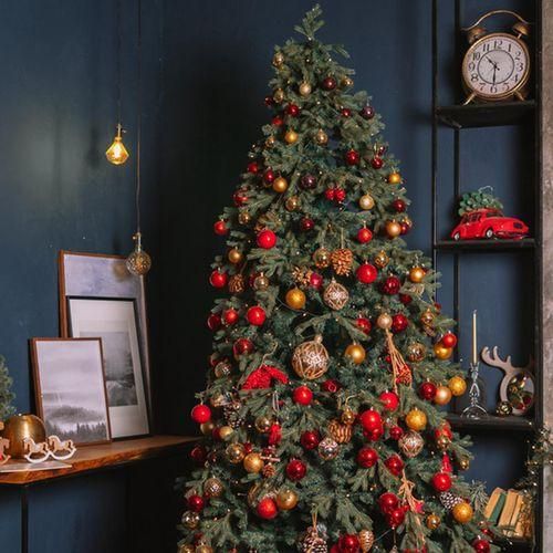 101x Christmas Ball Ornaments DIY Tree Top Star For Gold