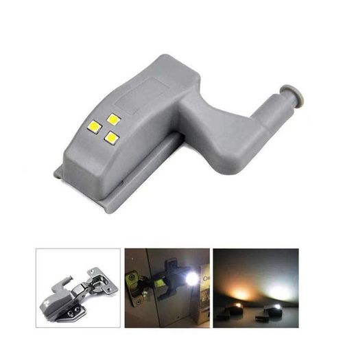 10pcs Led Inner Hinge Lamp Under Cabinet Light Universal Wardrobe Cupboard Sensor Lights For Bedroom Kitchen Closet Night Light