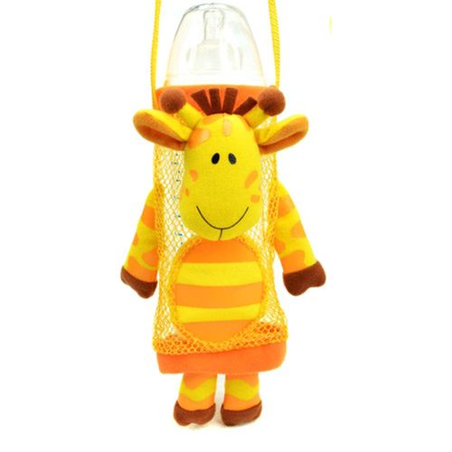 New Sozzy Children Plush Water Bottle Bag With Handle Infant Feeding Bottles Bags Cartoon Feeder Lagging Kid Bottle Huggers,2 NO5116