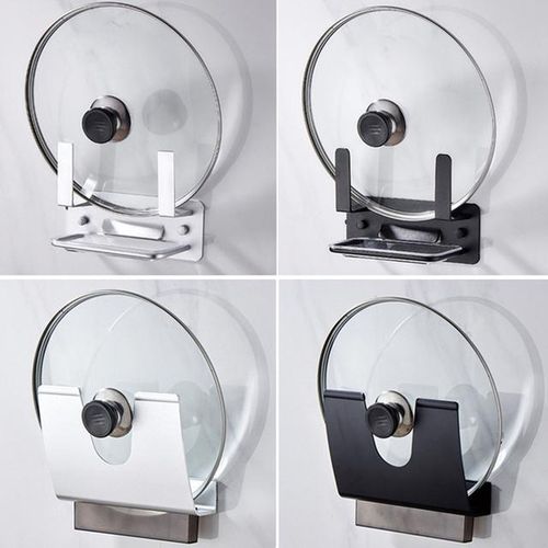 Pan Cover Holder Pot Lid Rack Kitchen Organizer Cutting Board Shelf Lid Stand Storager Kitchen Thing Pot Cover Rack