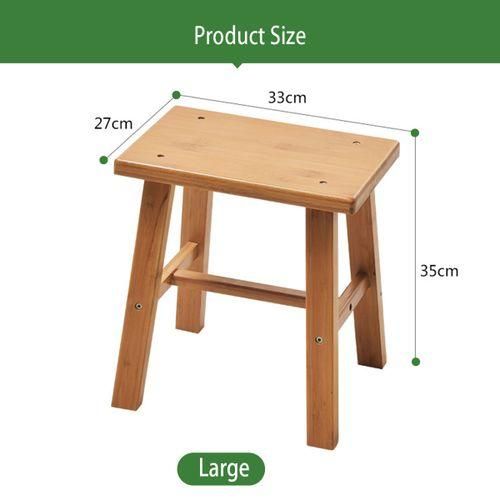 Children Stool Little Wooden Chair Rest Seat Footstool Kitchen Bathroom Large
