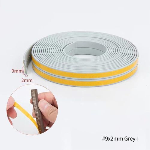5M/10M DIPE Self-adhesive Door And Window Sealing Strip Glass Window Anti-collision Rubber Strip Foam S More