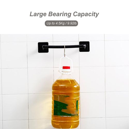 Towel Bar Bath Towel Clothes Hanger Nail-free Wall Mount