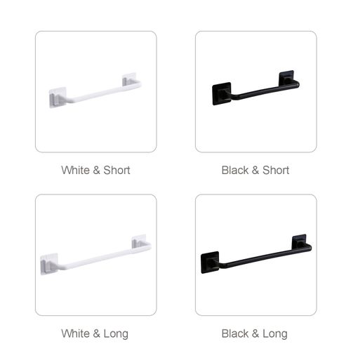 Towel Bar Bath Towel Clothes Hanger Nail-free Wall Mount