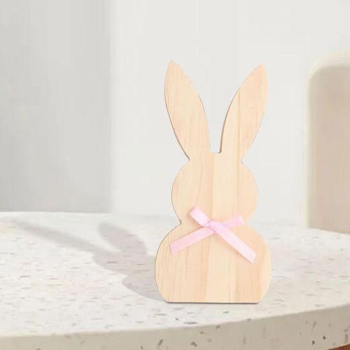 Easter Bunny Table Wooden Sign Creative DIY For Dining Room