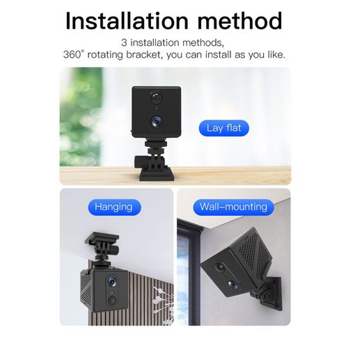 3MP 4G SIM Card Mini Camera Human Detection Camera 3000mAh B