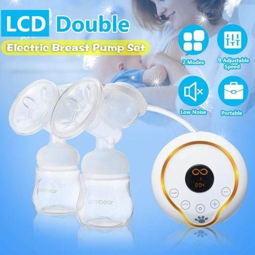 2 Mode LCD Double Electric Pumps Painless Intelligent Suction 180ML