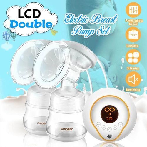 2 Mode LCD Double Electric Pumps Painless Intelligent Suction 180ML