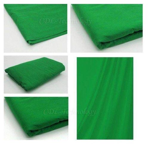 Green 6 X 9 Ft Photography Screen Muslin Backdrop Photo Studio Background Photography Cotton Background Cloth Green