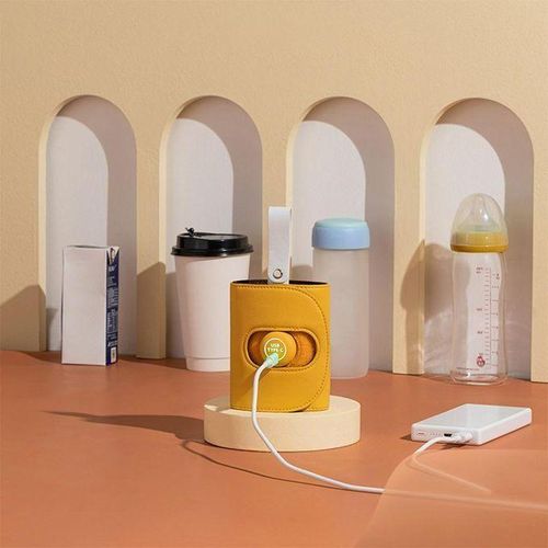 USB Baby Bottle Warmer Expanded Universally Long Life Yellow