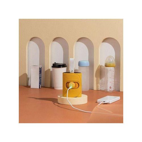 USB Baby Bottle Warmer Fast Charge For 5070mm Diameter Type Yellow