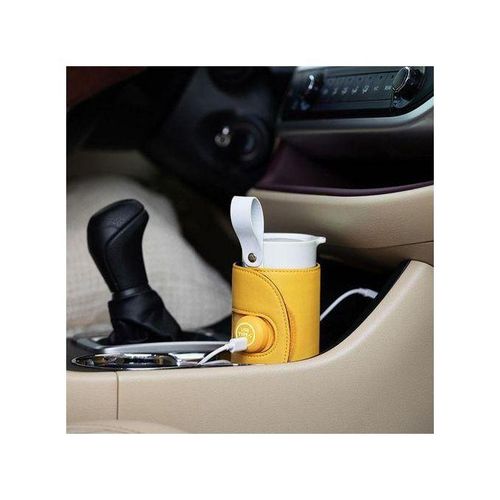 USB Baby Bottle Warmer Fast Charge For 5070mm Diameter Type Yellow