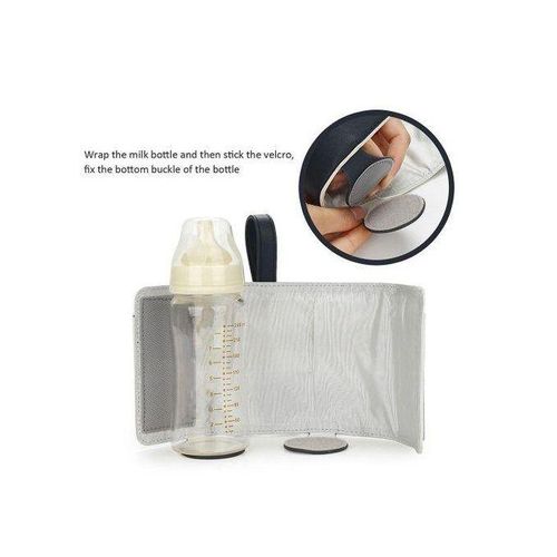 Baby Bottle Warmer USB 3 Levels Constant Heating For Home Dark Blue