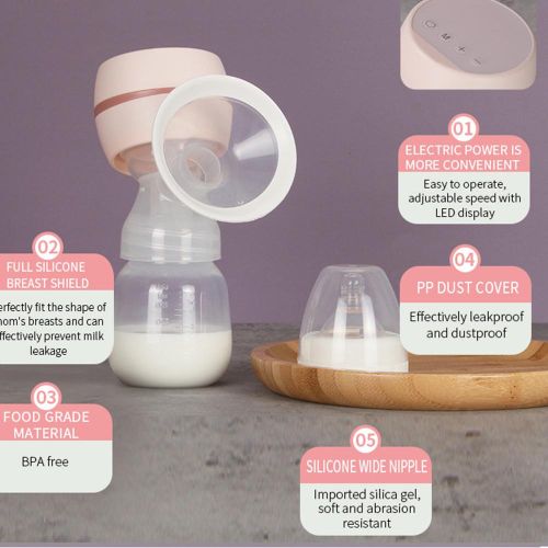 All-in-one high suction automatic full silicone breast pump NO5289