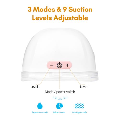 Wearable Hands Free Electric Breast Pump Portable Invisible