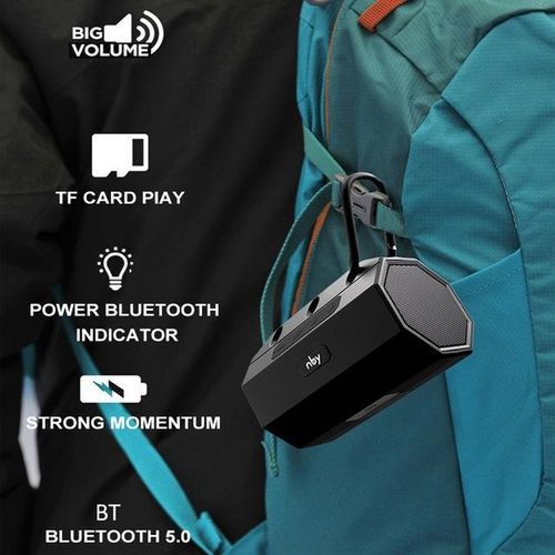Wireless Bluetooth V5.0 Speaker Portable Waterproof Outdoor Speaker Supports Tf Card Fm Radio Nby 2290