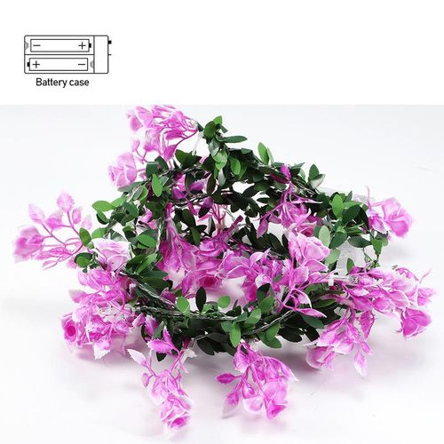 10/20 Leds Flower String Light Garland Leaves LED Fairy Light Christmas Wedding Party Table Decor /USB Vine String Light