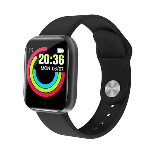 Y68 Heart Rate Blood Pressure Blood Oxygen Smart Watch