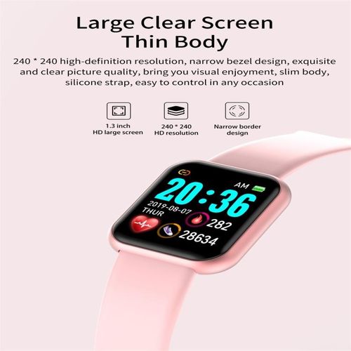 D20 1.3inch IPS Color Screen Smart Watch IP67 Waterproof,Support Call