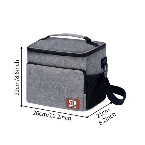 Deluxe Dual Compartment Insulated Lunch Cooler Bag