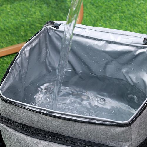 Deluxe Dual Compartment Insulated Lunch Cooler Bag