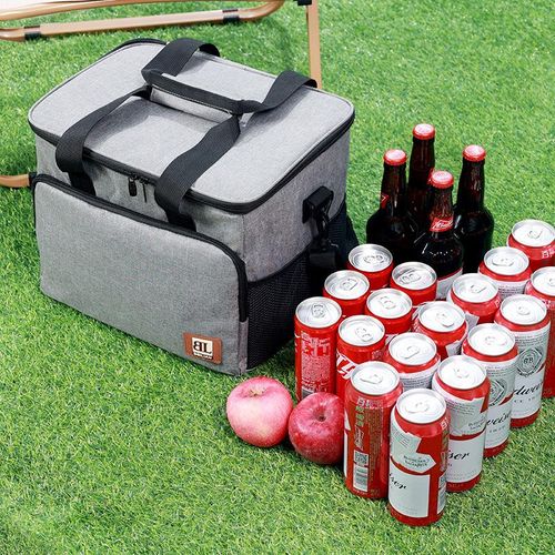Deluxe Dual Compartment Insulated Lunch Cooler Bag