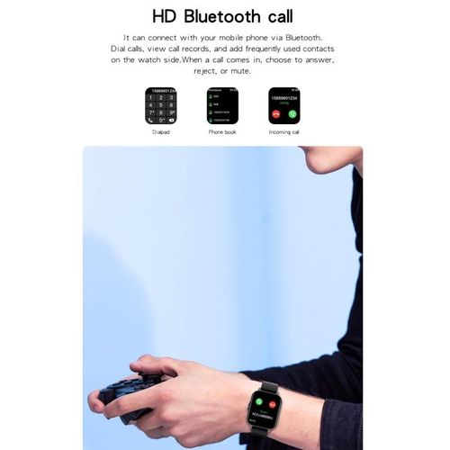 GT20 1.69 inch TFT Screen Smart Watch Steel Strap