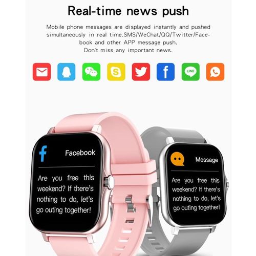 GT20 1.69 inch TFT Screen Smart Watch Steel Strap