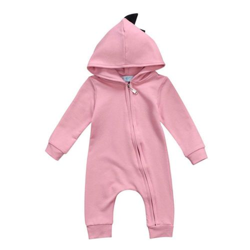 Cartoon Dinosaur Baby Hooded Romper Newborn Clothing Cotton Long Sleeve Jumpsuit Boys Girls Outerwear Gift New,80 NO5114