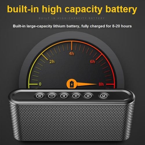 Bluetooth Speaker With Power Bank 8000mah Portable Wireless Loudspeaker 2*3w Stereo Sound With Bass Tf Card Usb Mp3 Wav Player