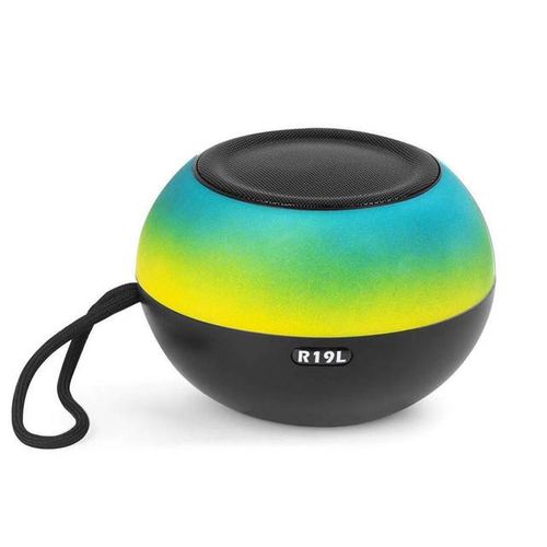 Mini Portable Dazzling Wireless Bluetooth Speaker Call Speakers 1200ma Solar Colorful Breath Light Family Outdoor Subwoofer