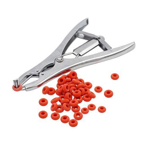 Castrating Pliers Balloon Expansion With 100 Rubber Band