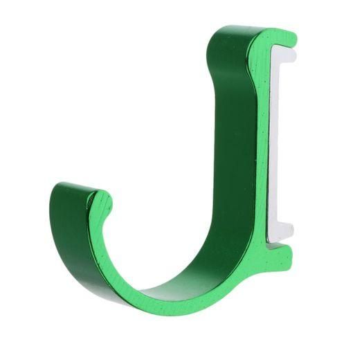Colorful Wall Mount Single Hanger Hook For Clothes Robe Towel Green