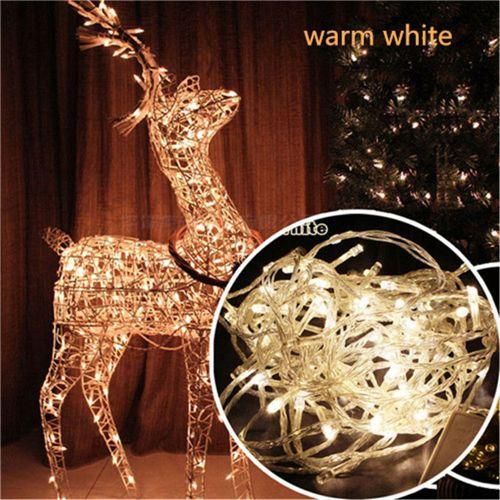 5m 10m 20m 30m 50m 100m Christmas Wedding Party Home Fairy Decorative Lights Lamp Waterproof Twinkle EU Plug
