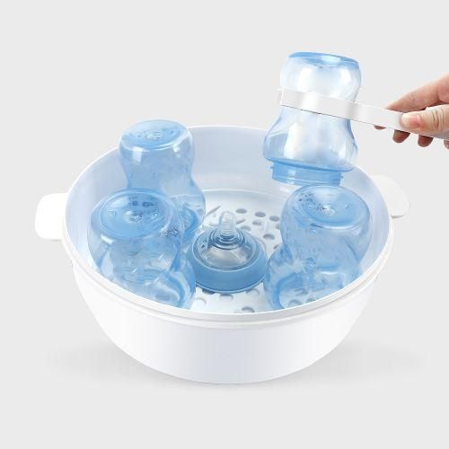 Microwave Bottle Sterilizer Steam Sterilizer Fits 6 Baby