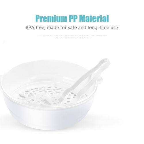 Microwave Bottle Sterilizer Steam Sterilizer Fits 6 Baby
