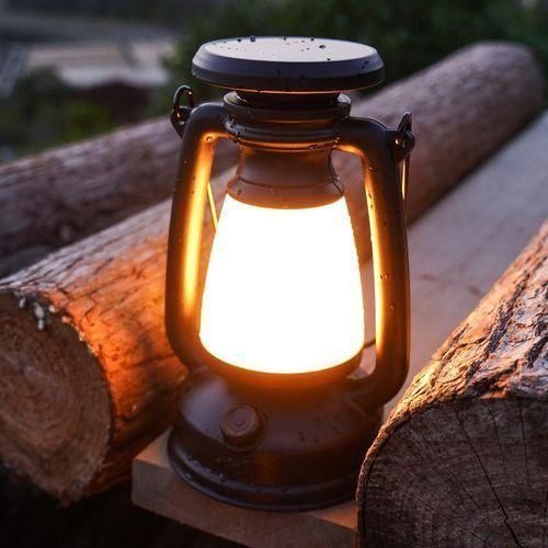 Portable Camping Lantern USB Rechargeable Hanging Tent Lamp Stepless Dimming