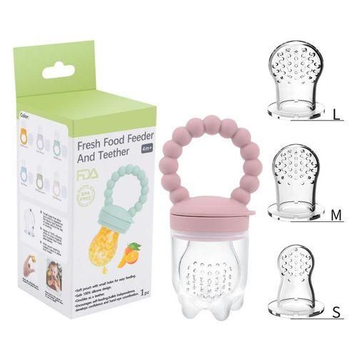 Baby Fruit Feeder FoodGrade Silicone Baby Nibbler Pacifier Teething Toy