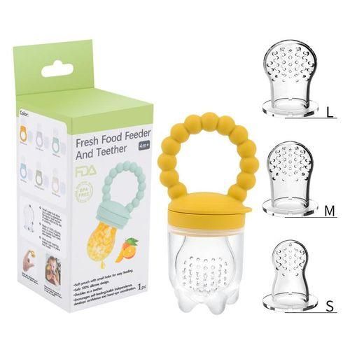 Baby Fruit Feeder FoodGrade Silicone Baby Nibbler Pacifier Teething Toy