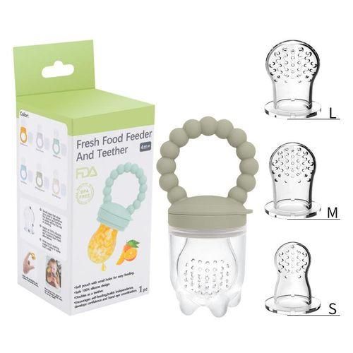 Baby Fruit Feeder FoodGrade Silicone Baby Nibbler Pacifier Teething Toy
