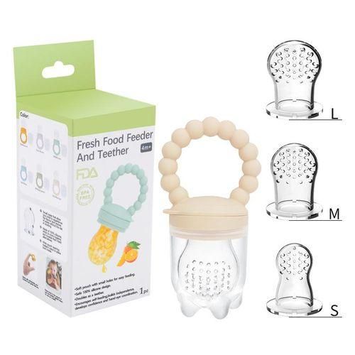 Baby Fruit Feeder FoodGrade Silicone Baby Nibbler Pacifier Teething Toy